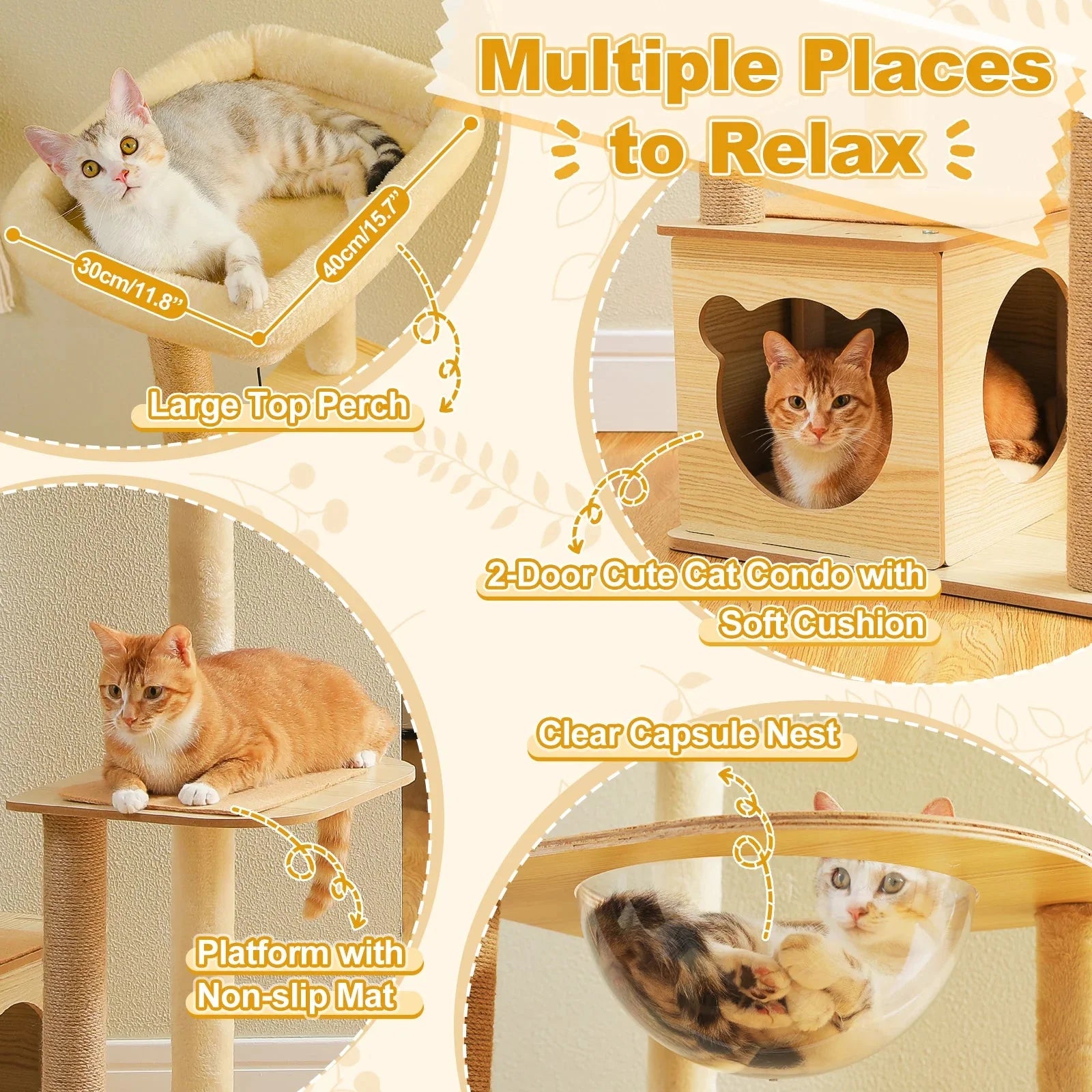 Modern Spacecraft Cat Scratching Tree